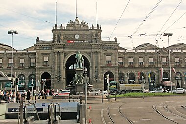 tourist map of zurich