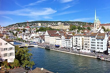 tourist map of zurich