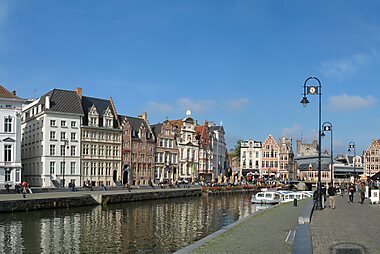 tourist map ghent belgium