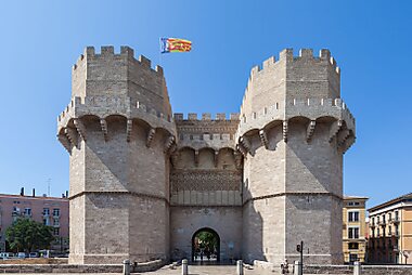 valencia spain map tourist