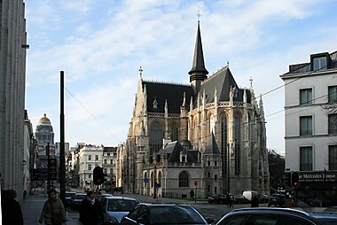 walking brussels tourist map