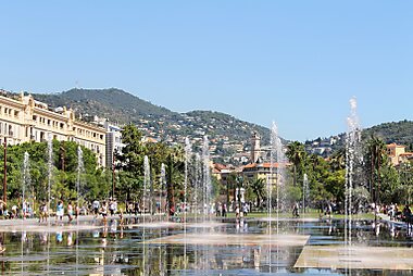 nice france map tourist