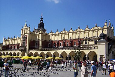 tourist map of krakow poland