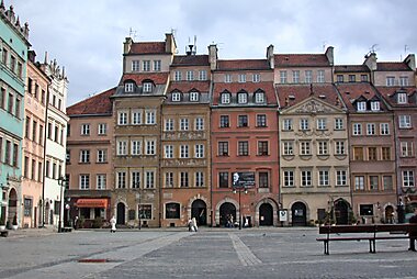 tourist map warsaw