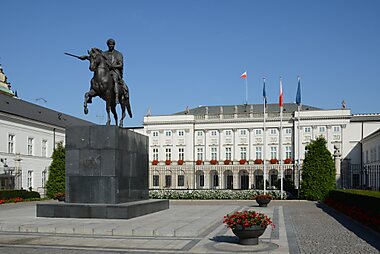 tourist map warsaw