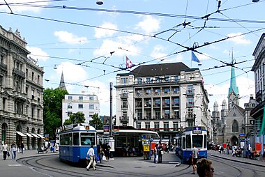 tourist map of zurich