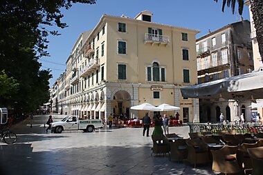 tourist map corfu town