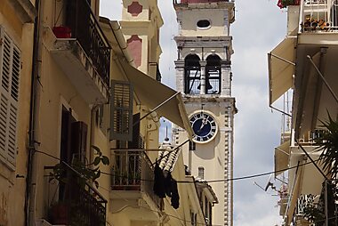 tourist map of corfu greece