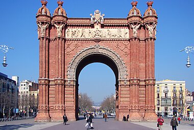 tourist attraction map of barcelona