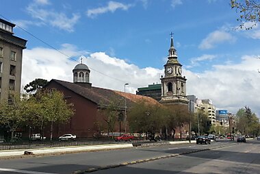 tourist map santiago