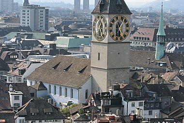 tourist map of zurich