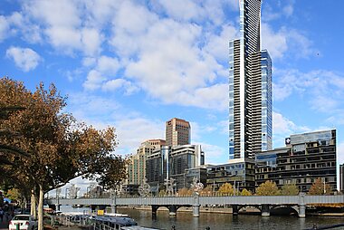 melbourne city map tourist