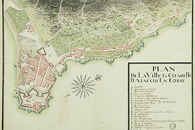 Ajaccio Printable Tourist Map | Tripomatic