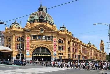 melbourne city map tourist