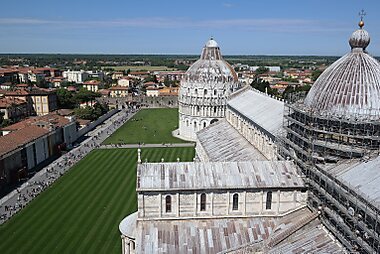 tourist map of pisa italy