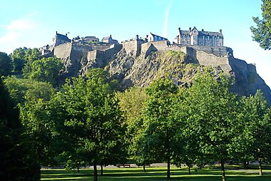 edinburgh scotland tourist map