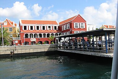 tourist map of willemstad curacao