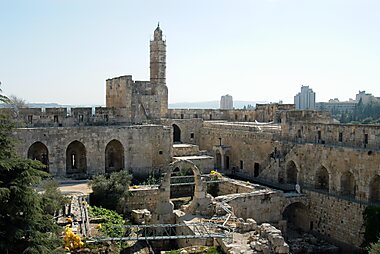 tourist map jerusalem