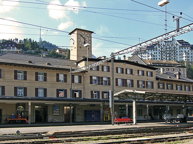 Stazione di Sankt Moritz