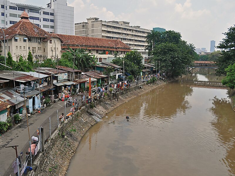 Ciliwung River  in Jakarta  Indonesia  Sygic Travel