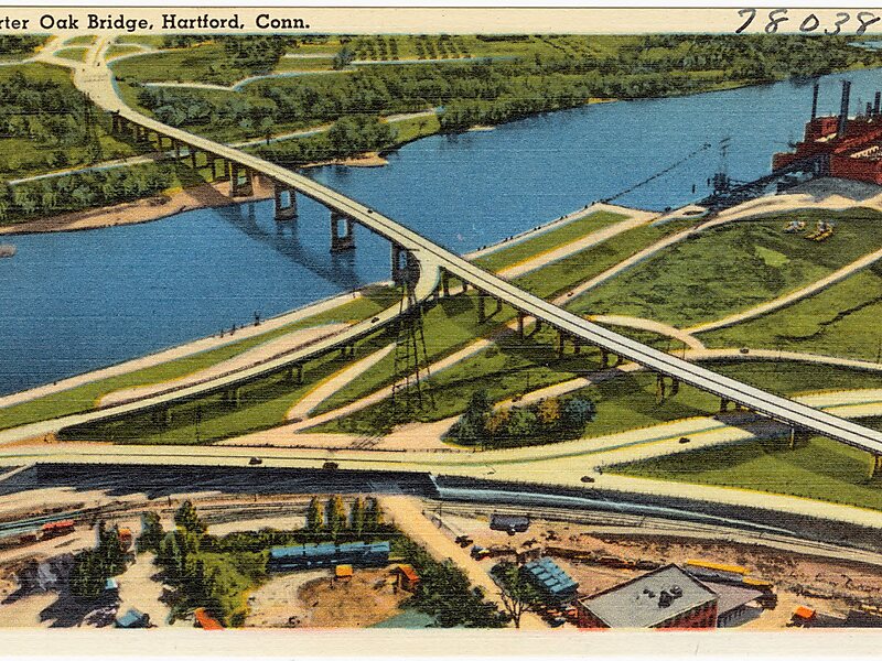 Charter Oak Bridge in Hartford, Connecticut, United States Sygic Travel