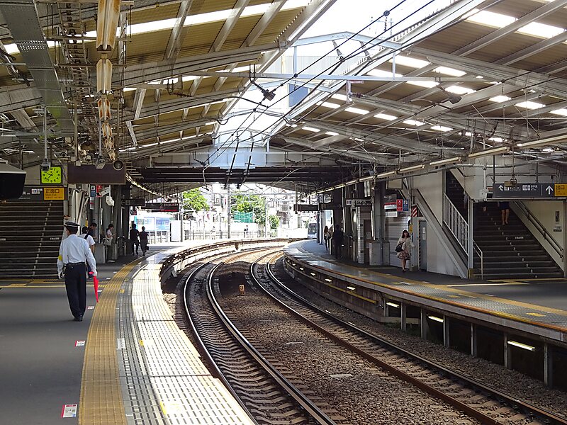 車站編號是ty18.位置kanagawa ward, 橫濱市, 日本