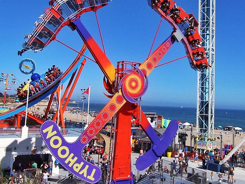 Santa Cruz Beach Boardwalk in Santa Cruz County California