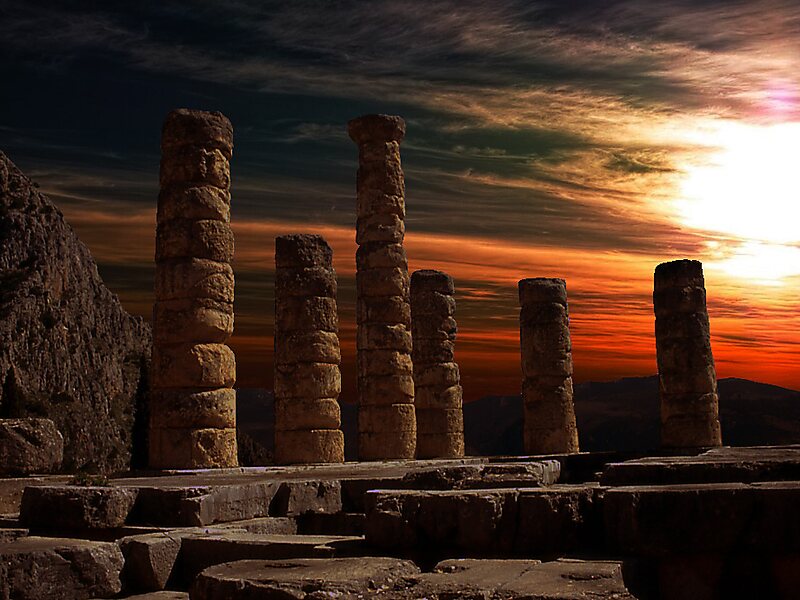 Tempel van Apollo Delphi