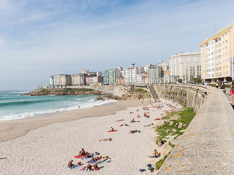 Riazor Beach in A Coruña, Spain | Tripomatic