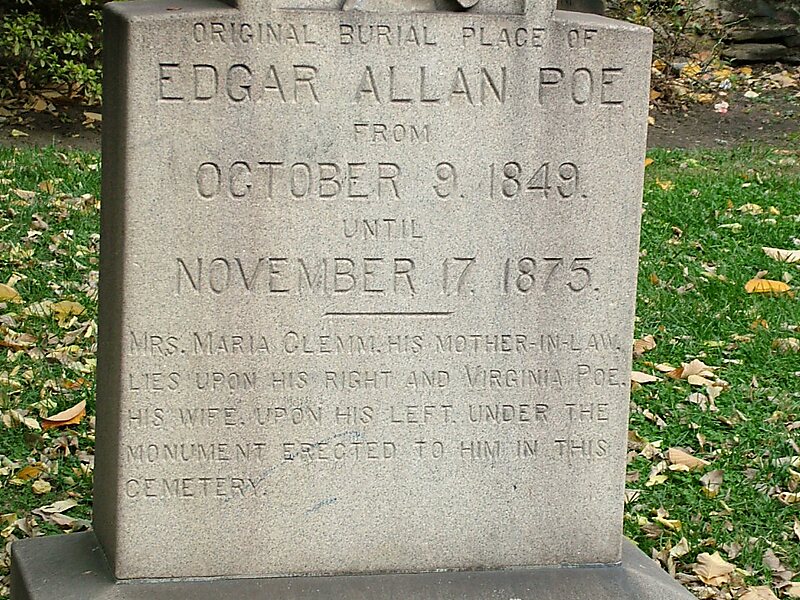 Edgar Allan Poe's Grave Site and Memorial in Baltimore, USA Sygic Travel