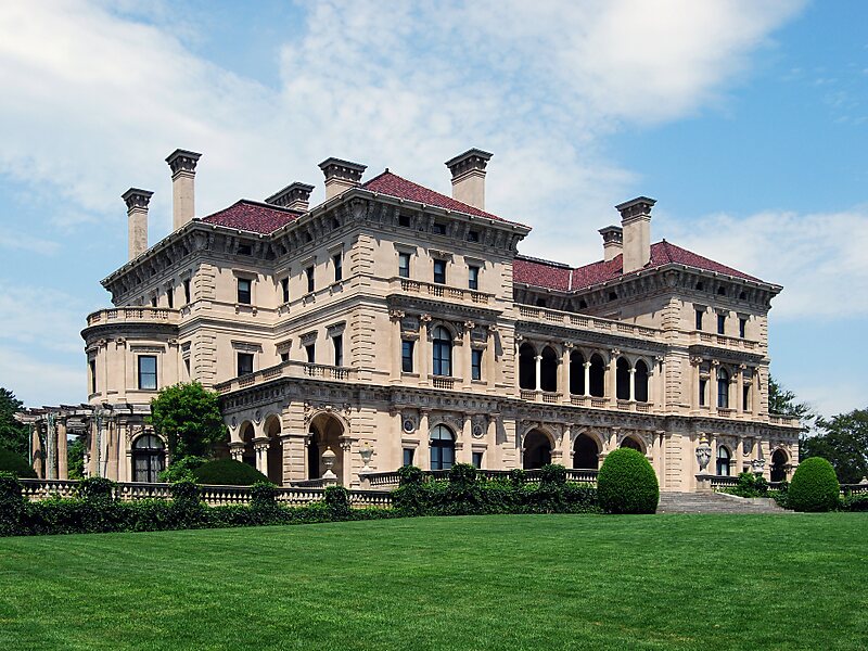 Resultado de imagen para castillo Belcourt de Rhode Island, en Estados Unidos