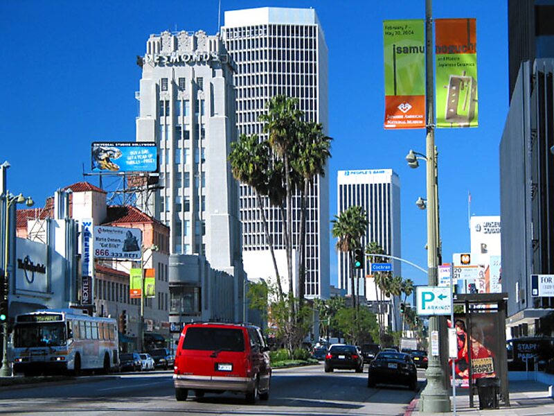 Wilshire Boulevard in Brentwood, Los Angeles Sygic Travel