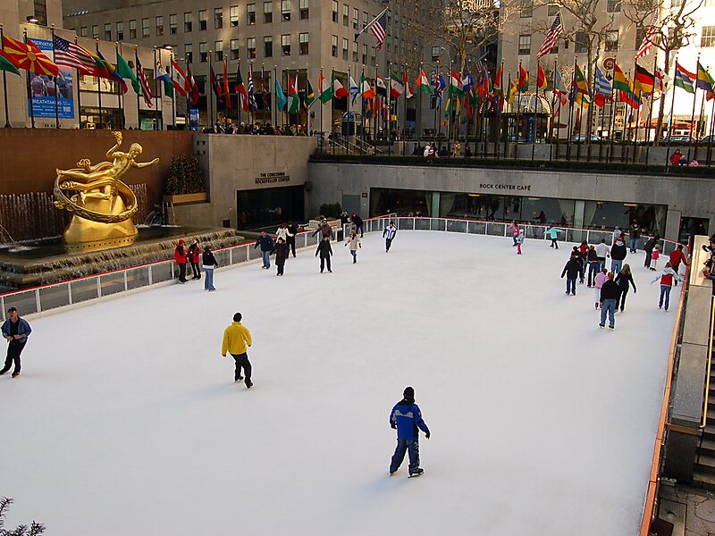Eisbahn am Rockefeller Center