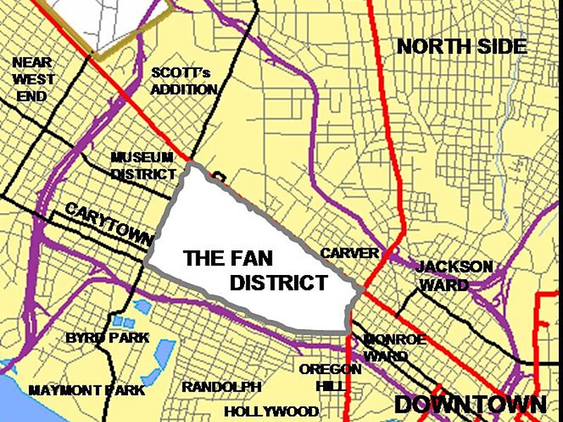 Fan District in Richmond, USA Sygic Travel