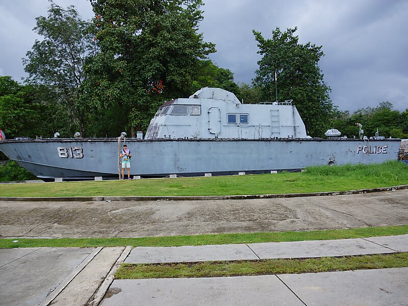 Thailand tsunami police boat