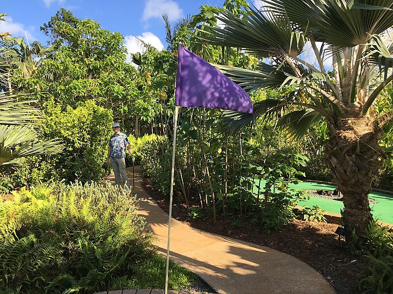 Kauai Mini Golf Botanical Gardens In Kilauea Hawaii United