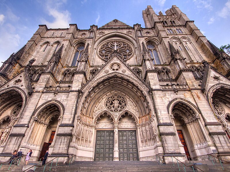 Cathedral of Saint John the Divine in Manhattan, New York City, United ...