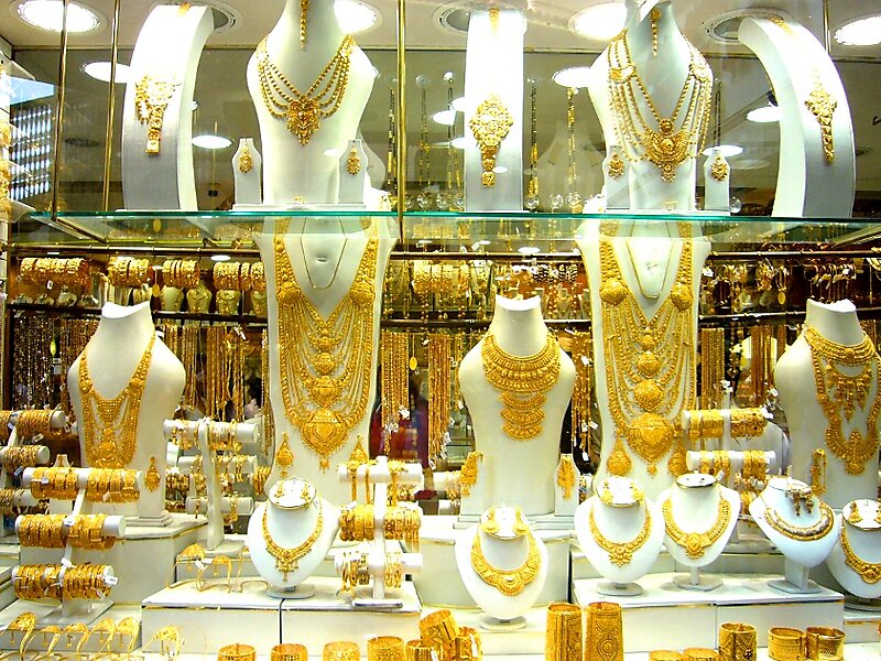 Deira Gold Souk Dubaj Spojen Arabsk Emir Ty Sygic Travel