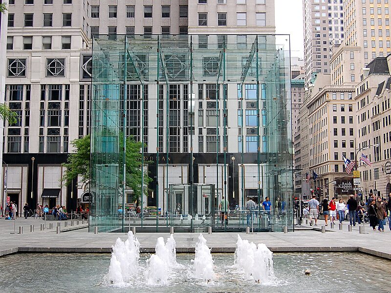 Loja da Apple na 5ª Avenida em Manhattan, Nova Iorque, Estados