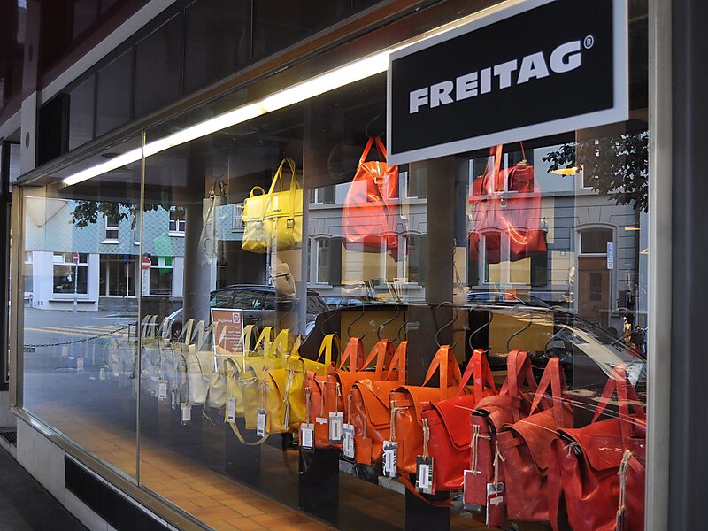 Freitag Store in Industriequartier Zurich Schweiz Suisse