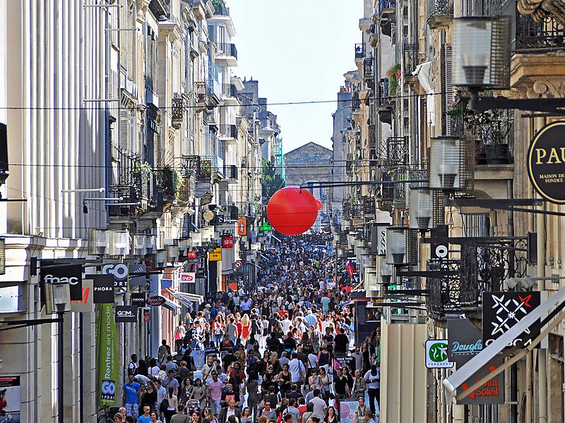 St Catherine Street in Bordeaux, France | Sygic Travel