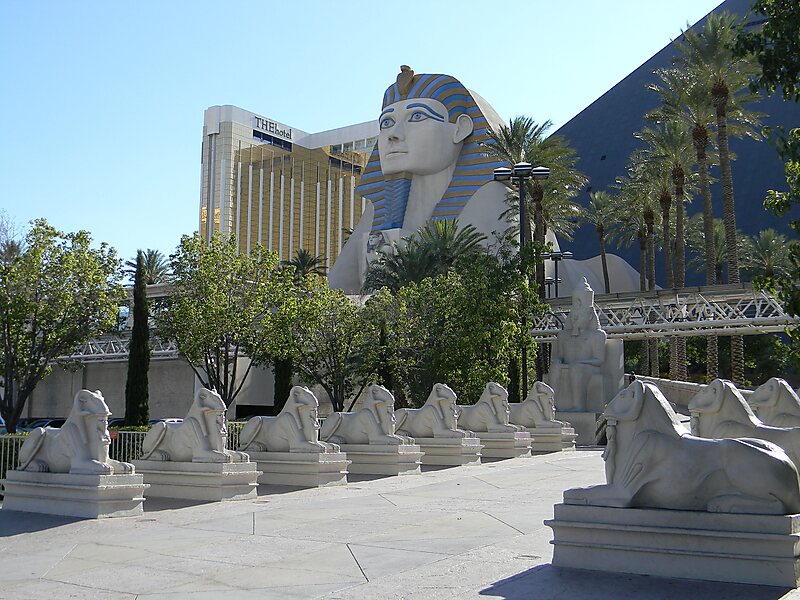 Luxor Las Vegas. Hotel and casino situated on the southern end of