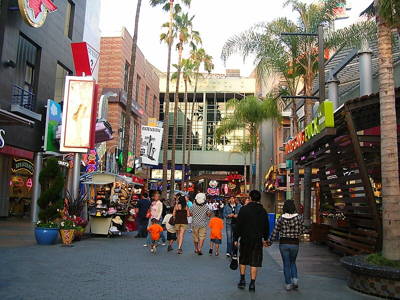 Universal Citywalk Hollywood en Los Ángeles, Estados Unidos de América