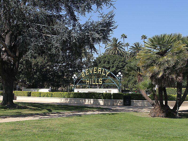 Parque Beverly Gardens Beverly Hills California Estados Unidos