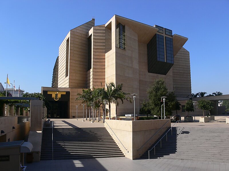 Cathedral of Our Lady of the Angels in Civic Center, Los Angeles ...