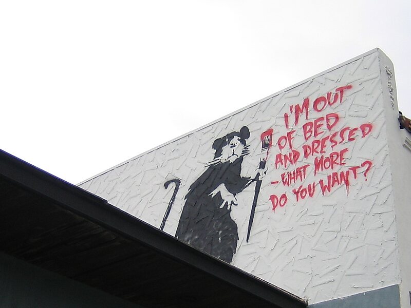 Banksy S Wall Art In Los Angeles United States Sygic Travel