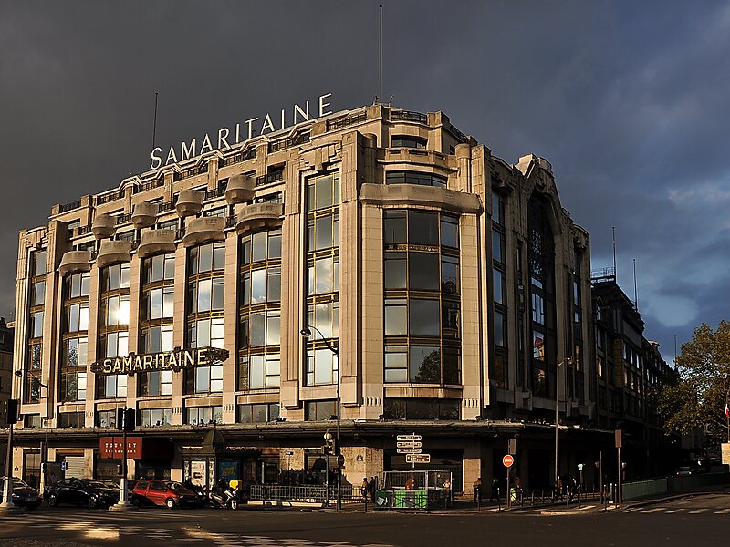 fr03b182 Paris France, La Samaritaine View 2003, View north…