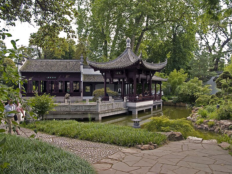 Garten Des Himmlischen Friedens In Nordend Ost Frankfurt Am Main