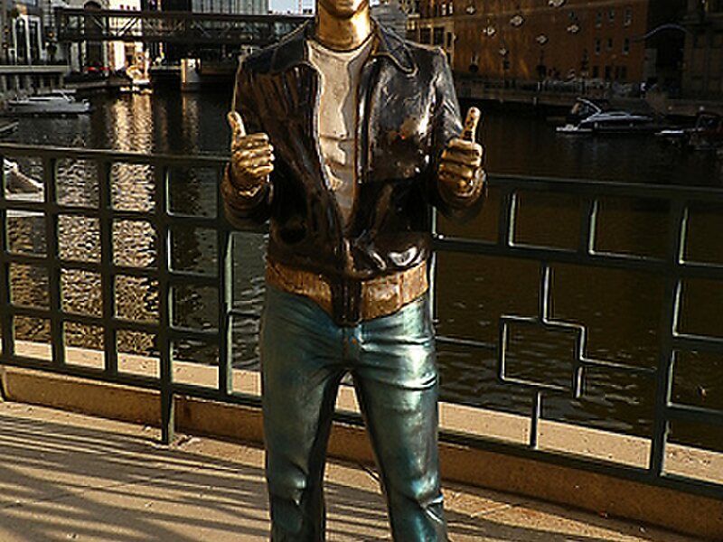 Bronze Fonz in East Town, Milwaukee, United States Sygic Travel