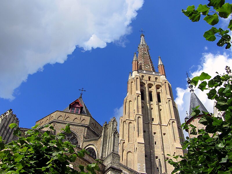 Liebfrauenkirche in Brügge-Zentrum, België - Belgique - Belgien ...